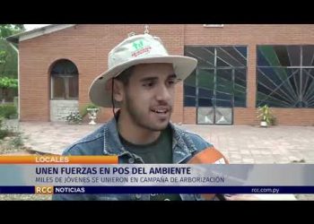Jóvenes del Chaco unieron fuerzas para la arborización