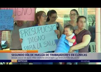 SEGUNDO DÍA DE HUELGA DE TRABAJADORES EN CLÍNICAS