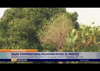 BAJAS TEMPERATURAS VOLVERÁN A SENTIRSE DESDE EL MARTES