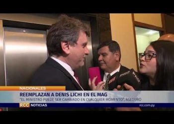 REMPLAZAN A DENIS LICHI EN EL MINISTERIO DE AGRICULTURA