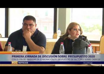 PRIMERA JORNADA DE DISCUSIÓN SOBRE PRESUPUESTO 2020