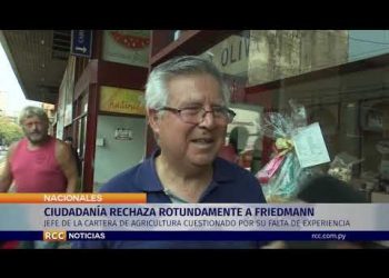 CIUDADANÍA RECHAZA ROTUNDAMENTE A FRIEDMANN
