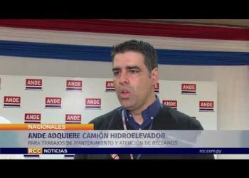 ANDE ADQUIERE CAMIÓN HIDROELEVADOR ESPECIAL PARA EL CHACO