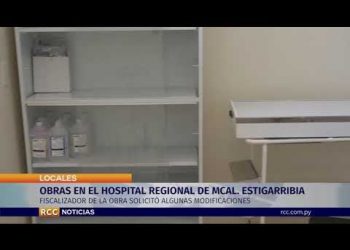 Obras en el Hospital Regional de Mariscal Estigarribia