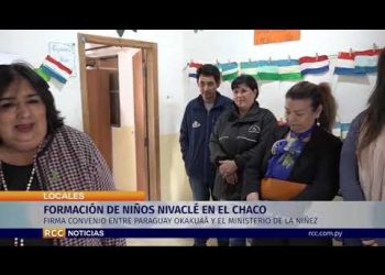 FORMACIÓN DE NIÑOS NIVACLÉ EN EL CHACO