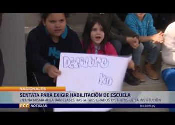 SENTATA PARA EXIGIR HABILITACIÓN DE ESCUELA