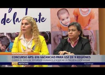 CONCURSO APS: 616 VACANCIAS PARA USF DE 9 REGIONES SANITARIAS