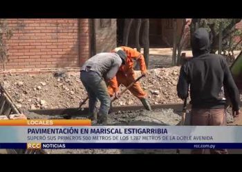 PAVIMENTACIÓN EN MARISCAL ESTIGARRIBIA