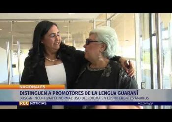 DISTINGUEN A PROMOTORES DE LA LENGUA GUARANÍ