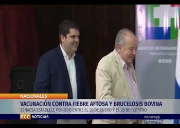 VACUNACIÓN CONTRA FIEBRE AFTOSA Y BRUCELOSIS BOVINA DEL AÑO 2020