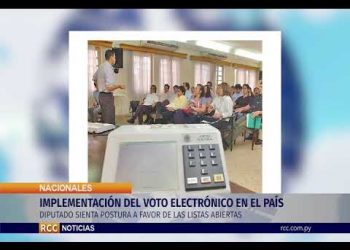 IMPLEMENTACIÓN DEL VOTO ELECTRÓNICO EN EL PAÍS