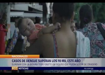 CASOS DE DENGUE SUPERAN LOS 10 MIL ESTE AÑO