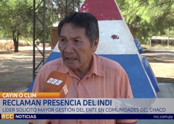 RECLAMAN PRESENCIA DE INDI EN EL CHACO