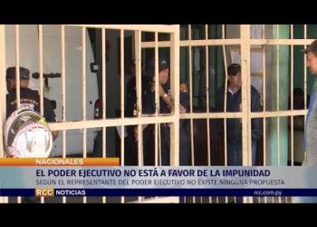 EL PODER EJECUTIVO NO ESTÁ A FAVOR DE LA IMPUNIDAD»