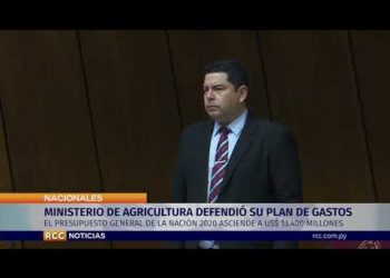 MINISTERIO DE AGRICULTURA DEFENDIÓ SU PLAN DE GASTOS
