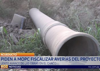 LENTO AVANCE DEL ACUEDUCTO EN TRAMO 1: PRODUCTORES PIDEN AUDITORIA AL MOPC POR FALLAS EN EL PROYECTO
