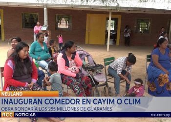 INAUGURAN COCINA COMEDOR PARA LA ESCUELA DE CAYIN O CLIM (COLONIA NEULAND) – CHACO