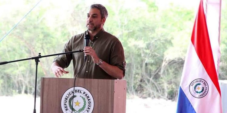 Mario Abdo: «lastimosamente me van a ver muchas veces todavía porque cada tramo de la Bioceánica vamos venir a inaugurar, aunque a algunos no les guste» Mario Abdo: «lastimosamente me van a ver muchas veces todavía porque cada tramo de la Bioceánica vamos venir a inaugurar, aunque a algunos no les guste»