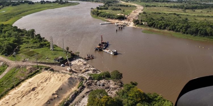 Labores en tramo de la ruta Alberdi – Pilar avanzan sin contratiempos Labores en tramo de la ruta Alberdi – Pilar avanzan sin contratiempos