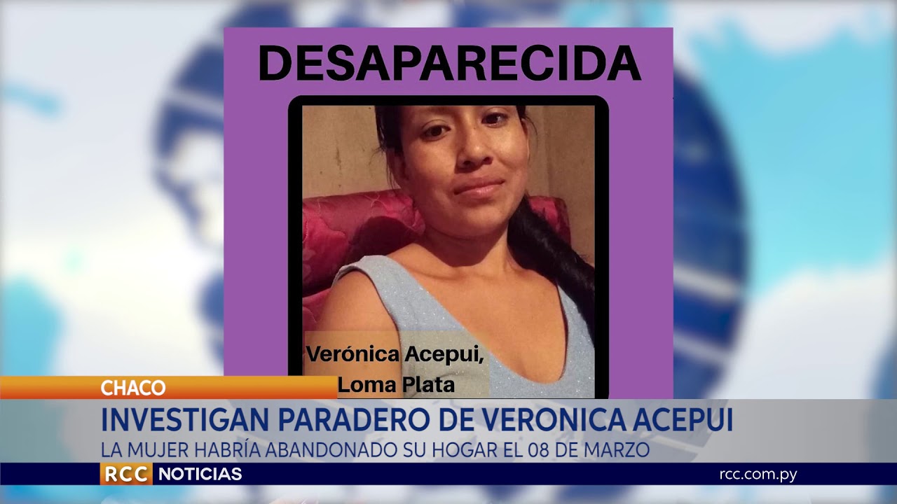 INVESTIGAN DESAPARICIÓN DE JOVEN MADRE INDÍGENA DEL CHACO PARAGUAYO