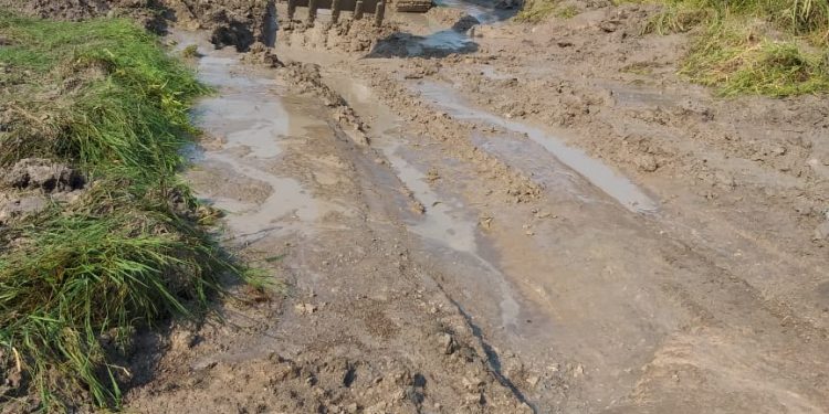 MOPC por fin repara caminos de Bahía Negra