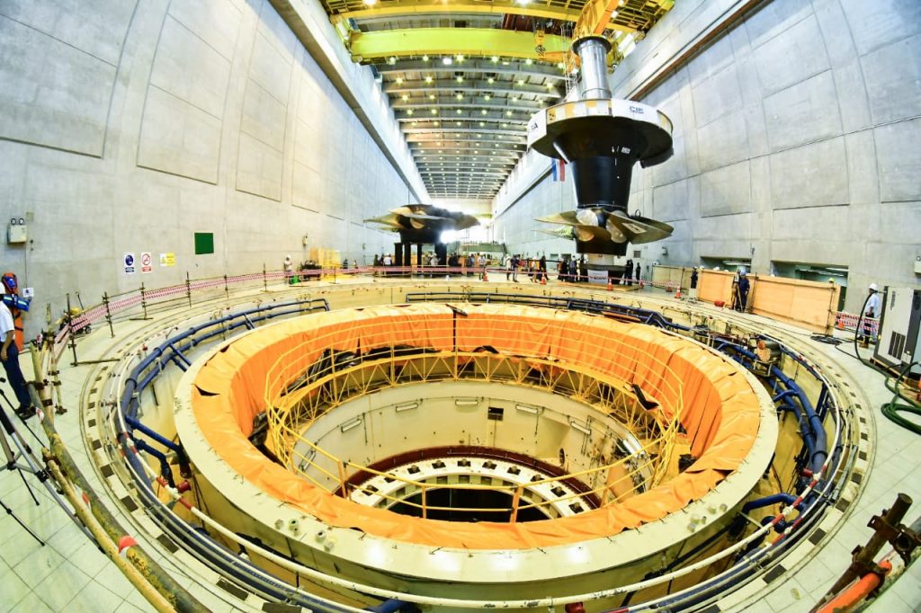 Itaipú suministró en febrero el 94% de la energía eléctrica requerida en Paraguay