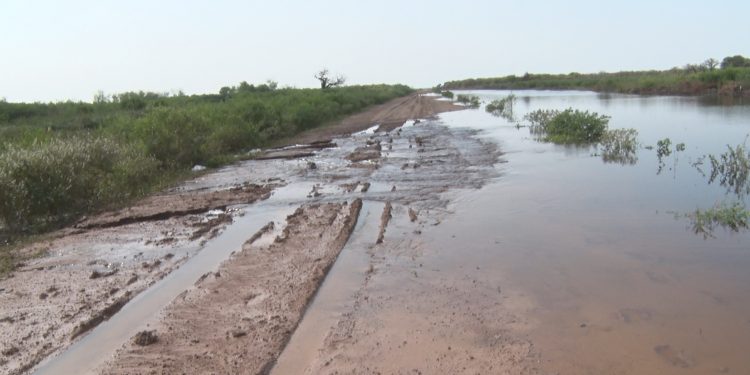 Camino inaugurado por el presidente Mario Abdo en el Chaco está en mal estado