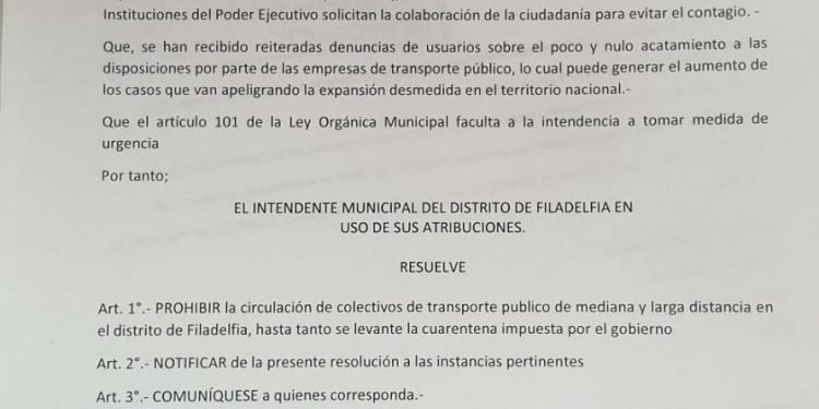 Prohíben circulación de transportes públicos en el distrito de Filadelfia Prohíben circulación de transportes públicos en el distrito de Filadelfia
