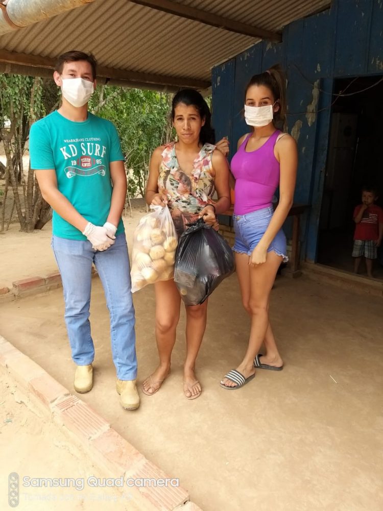 Ciudadanos del distrito de Mariscal Estigarribia colectan viveres para familias