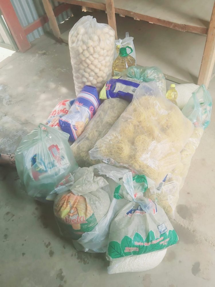 Ciudadanos del distrito de Mariscal Estigarribia colectan viveres para familias