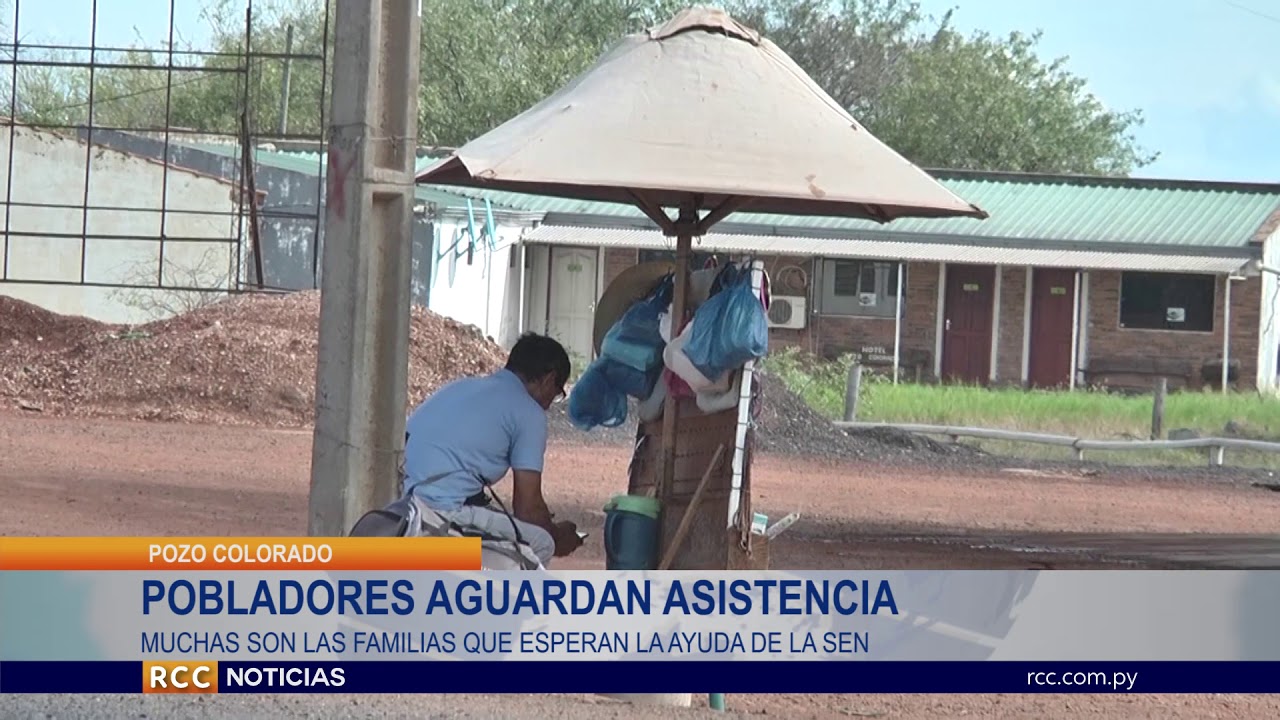 POBLADORES DE POZO COLORADO AGUARDAN ASISTENCIA DE LA SEN
