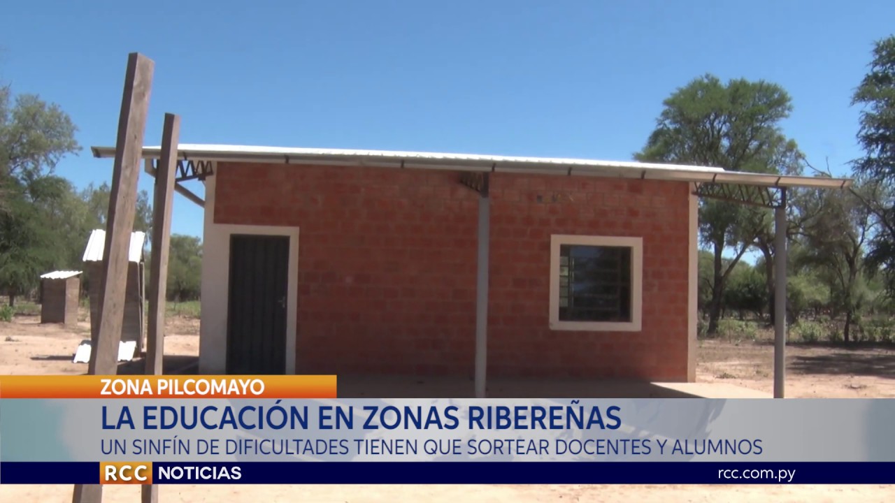 UN SINFÍN DE DIFICULTADES TIENEN QUE SORTEAR DOCENTES Y ALUMNOS EN LA ZONA DEL RIO PILCOMAYO