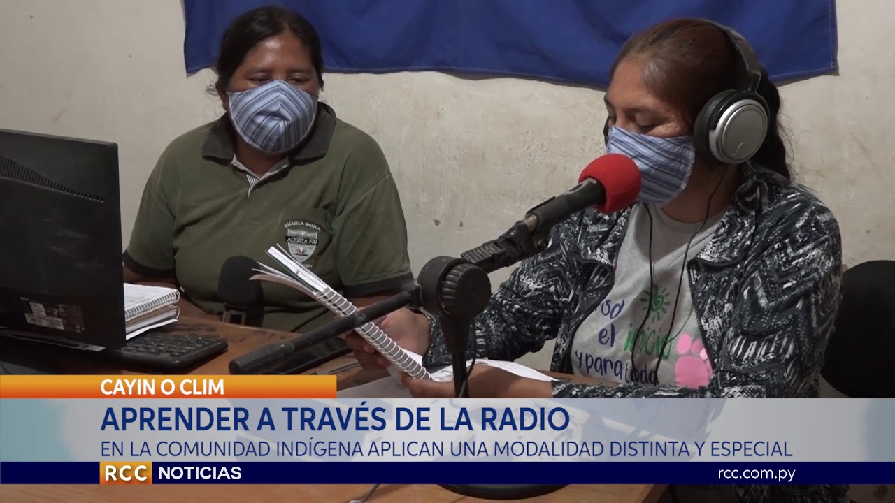 NEULAND: CON EL LEMA “TU ESCUELA POR LA RADIO” COMUNIDAD INDÍGENA EXTIENDE SUS CLASES