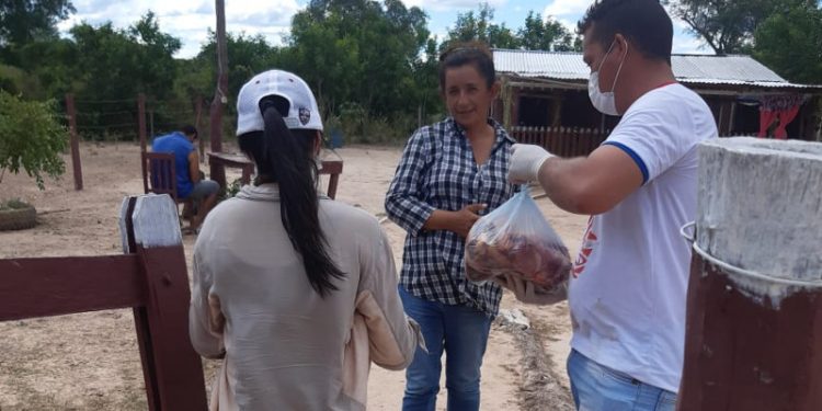 Regional Alto Chaco de la ARP reparte 3 mil kilos de carne a familias carenciadas del Alto Paraguay