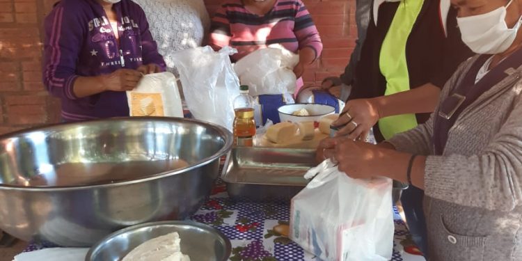 Preparan chipa solidaria Preparan chipa solidaria