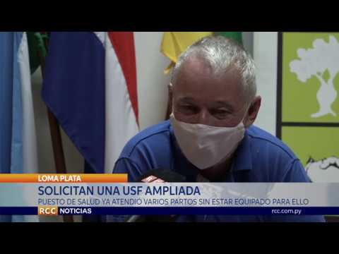 INTENDENTE DE LOMA PLATA SOLICITA UNA USF AMPLIADA PARA EL DISTRITO