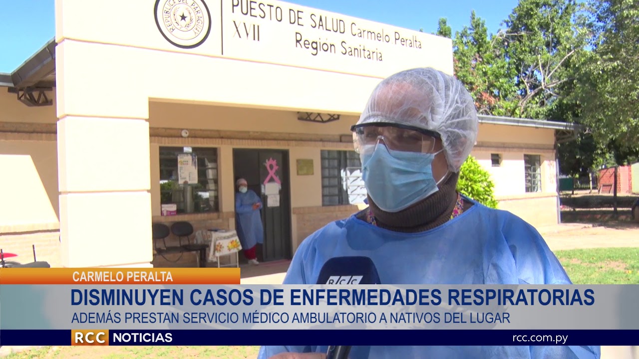 DISMINUYEN CASOS DE ENFERMEDADES RESPIRATORIAS EN CARMELO PERALTA