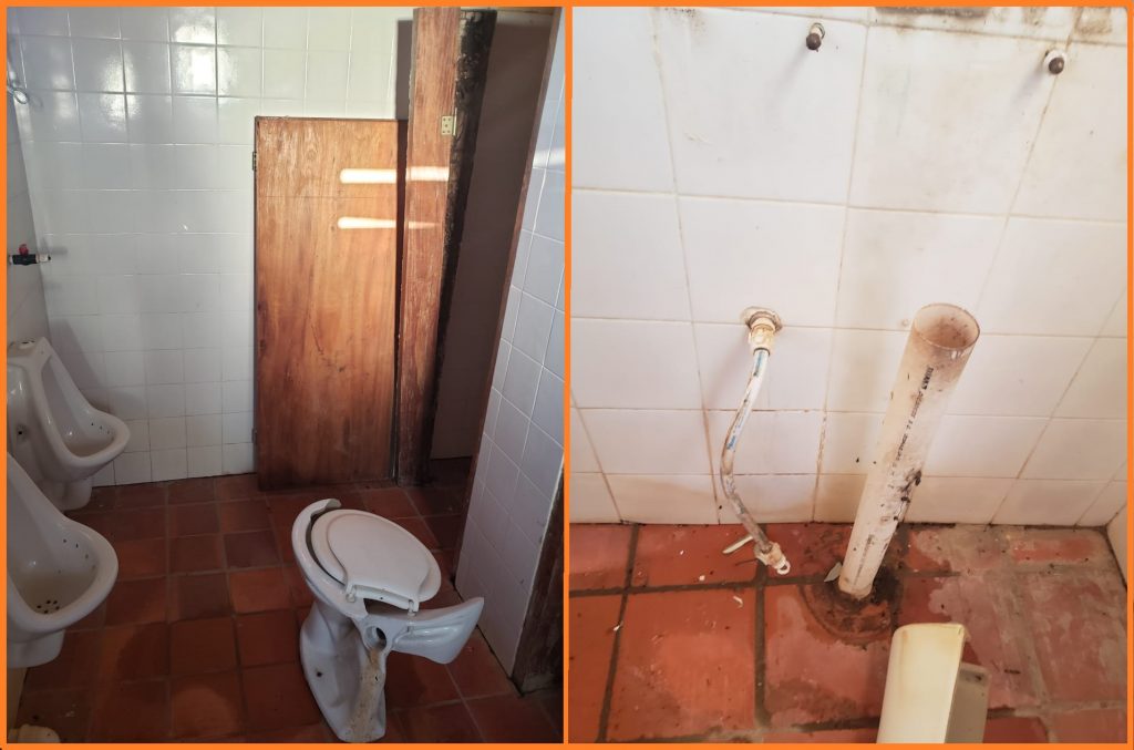 Denuncian acto de vandalismo en institución educativa de Carmelo Peralta