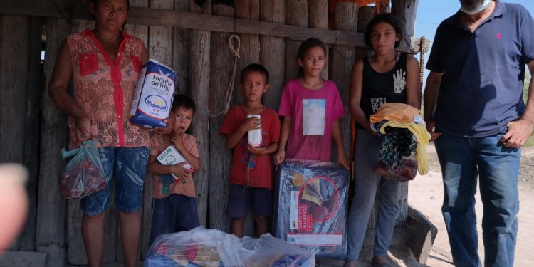 Ganaderos de ARP asistieron a familias vulnerables en Alto Paraguay Ganaderos de ARP asistieron a familias vulnerables en Alto Paraguay