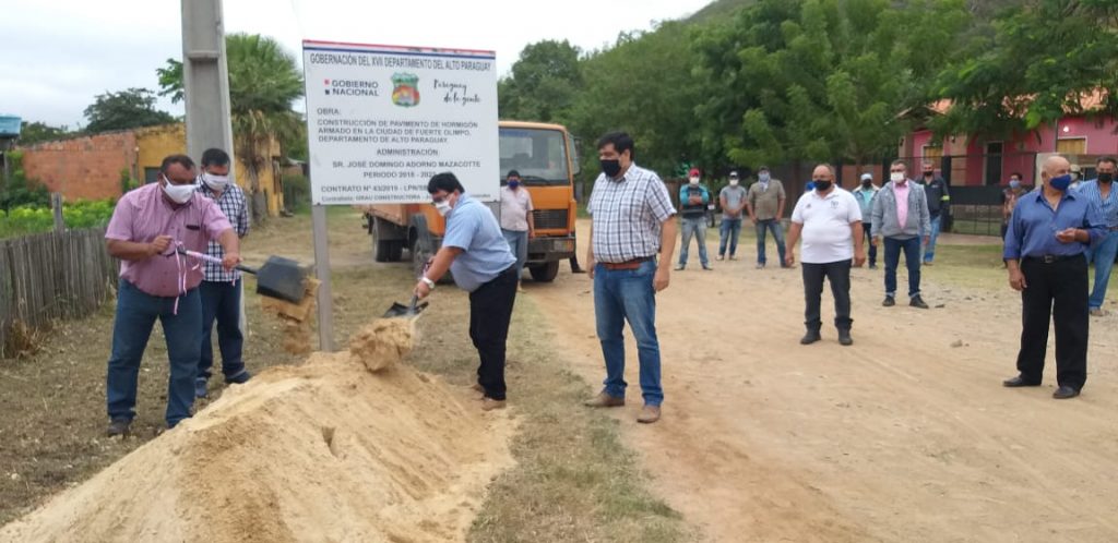 Gobernación de Alto Paraguay realizó inauguración de obras en Fuerte Olimpo