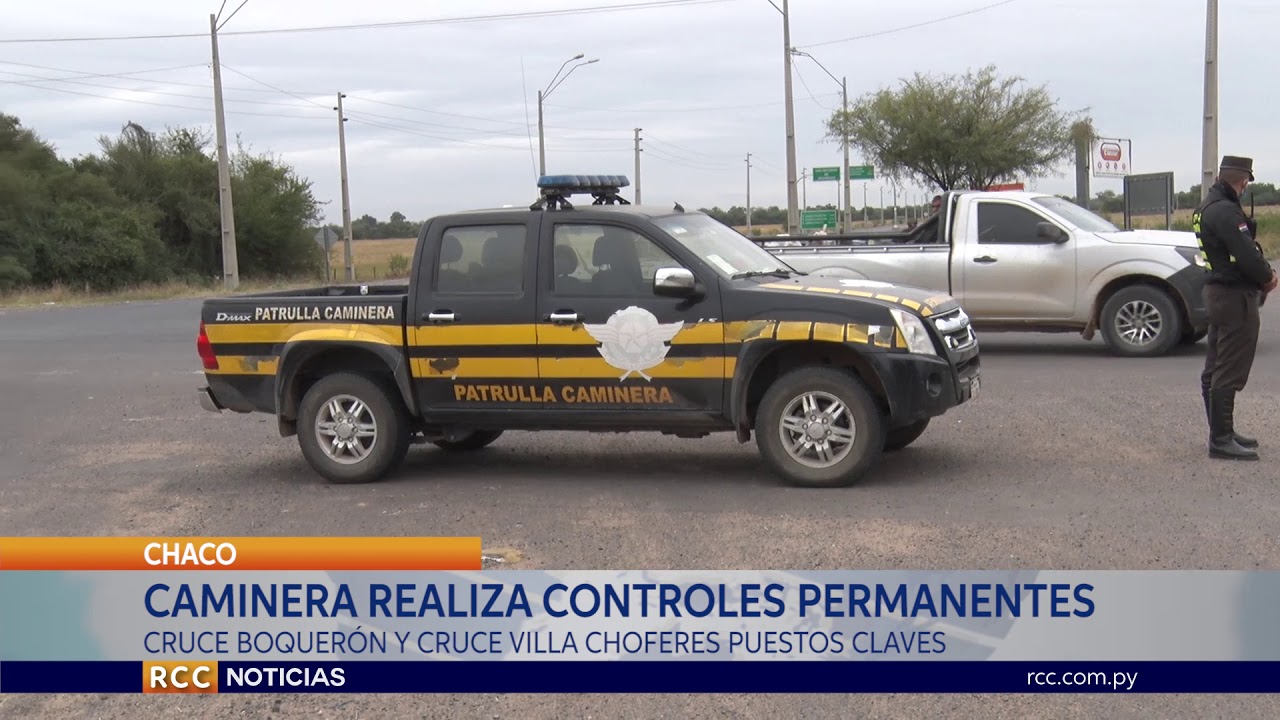 PATRULLA CAMINERA CONSOLIDA PRESENCIA Y CONTROLES EN EL CHACO CENTRAL