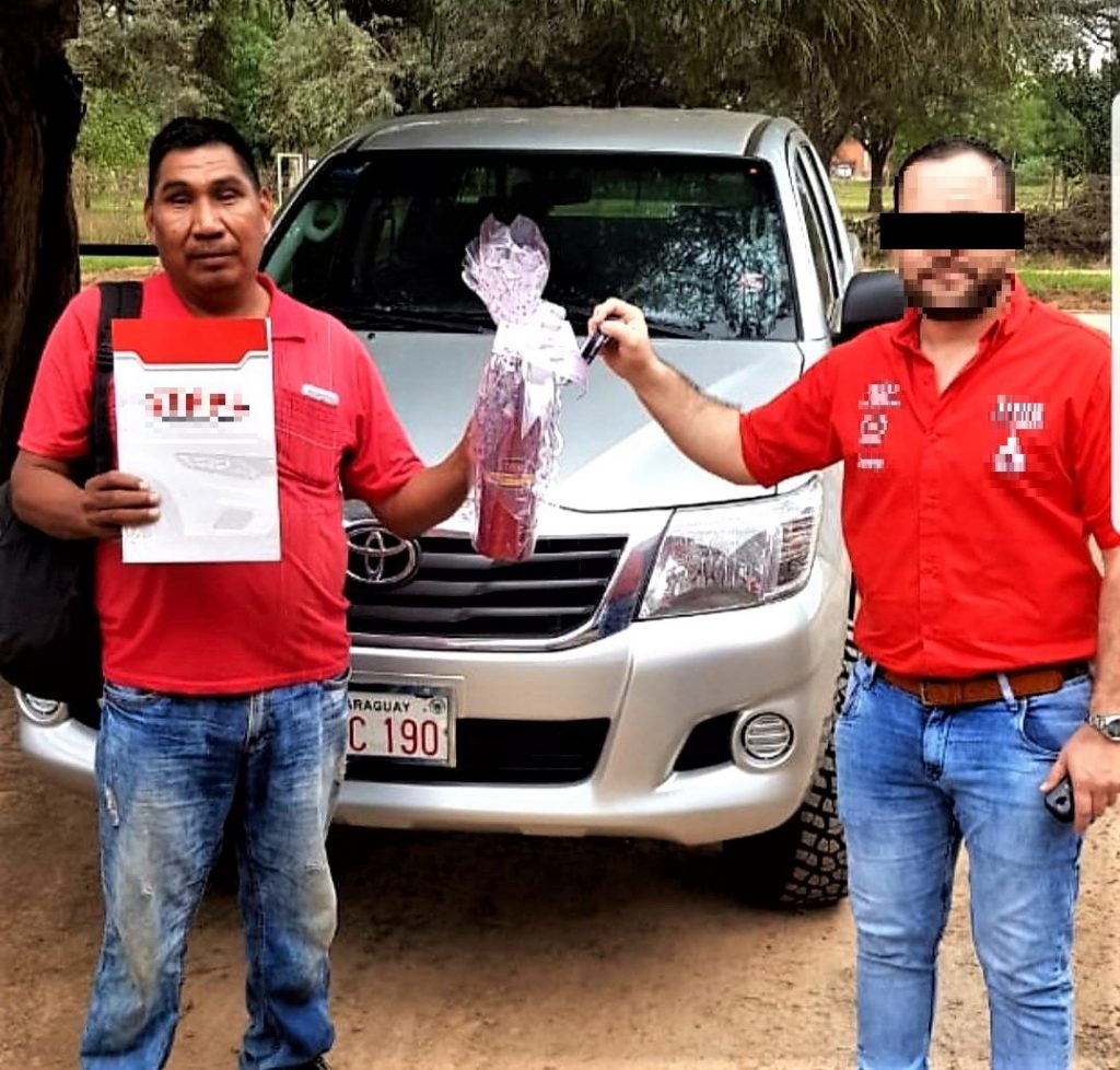«Líder indígena realiza reclamos teniendo camioneta de lujo y 100 cabezas de ganado»