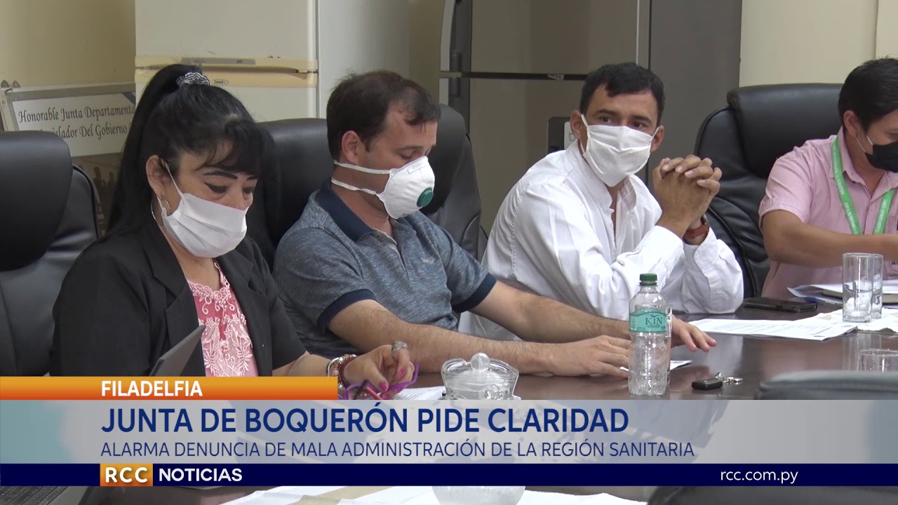 JUNTA DE BOQUERÓN PIDE CLARIDAD EN LA REGIÓN SANITARIA