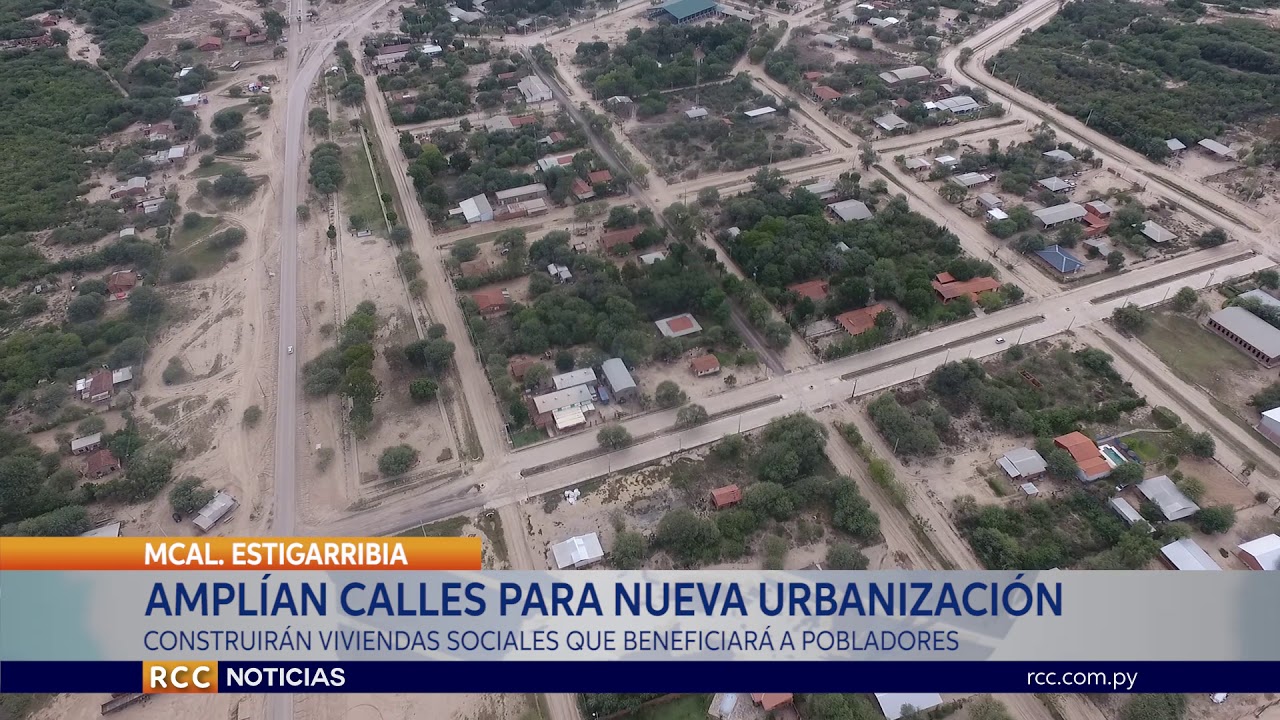 COMUNA DE MCAL. ESTIGARRIBIA REALIZÓ LA APERTURA Y AMPLIACIÓN DE CALLES PARA UNA NUEVA URBANIZACIÓN