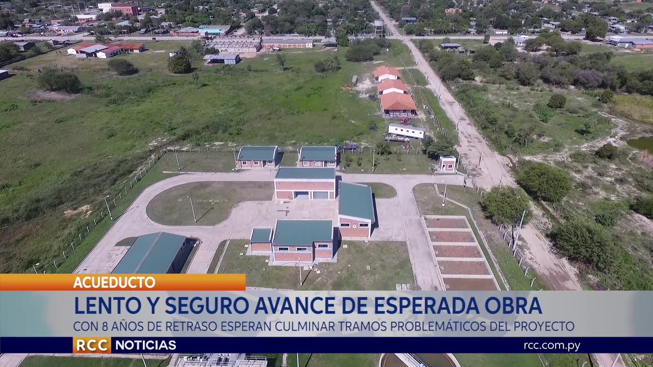 LENTO Y SEGURO AVANCE DE ESPERADA OBRA DEL ACUEDUCTO PARA EL CHACO