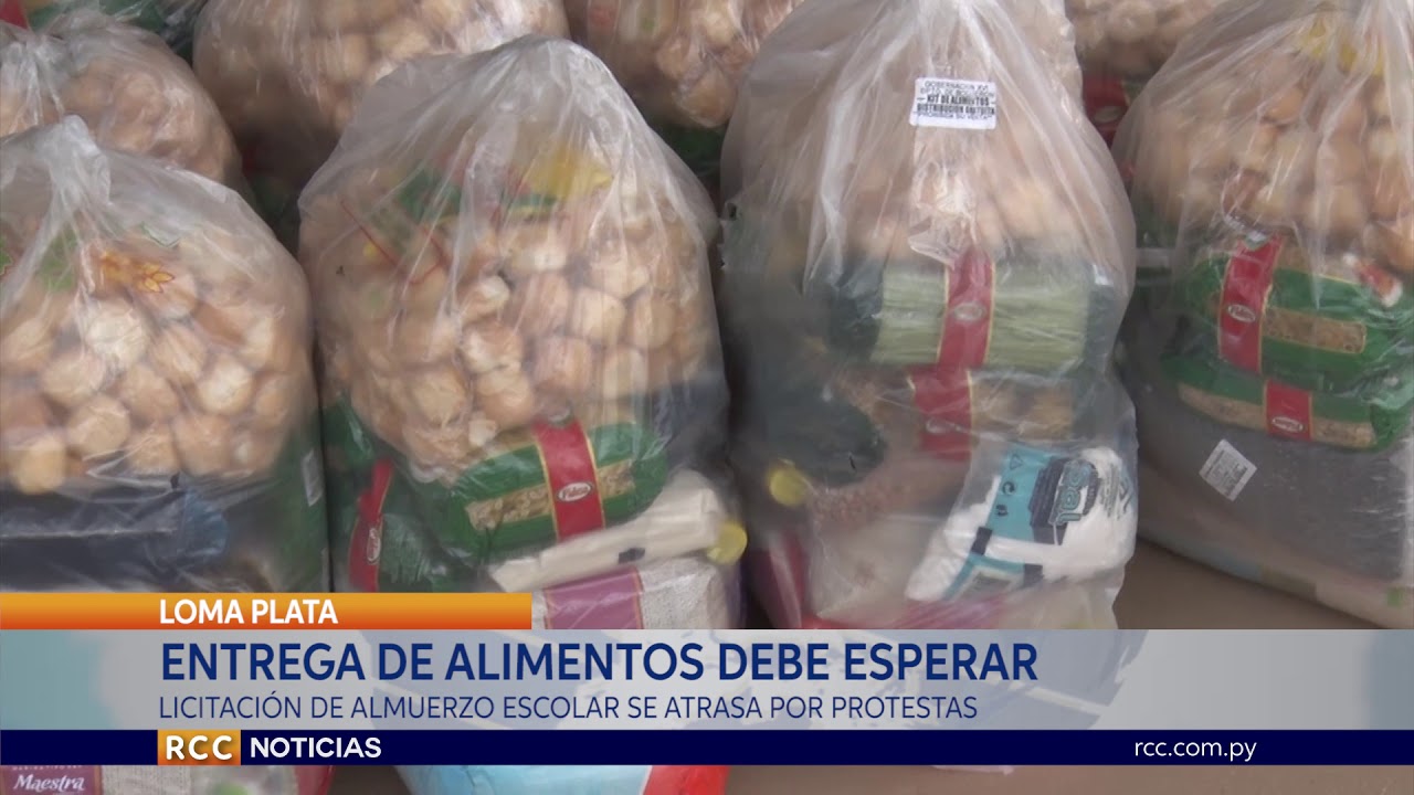 LOMA PLATA: LICITACIÓN DE ALMUERZO ESCOLAR SE ATRASA POR PROTESTAS DE EMPRESAS ADJUDICADAS