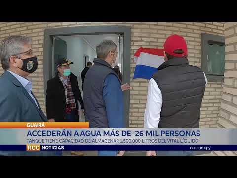 ALREDEDOR DE 26 MIL USUARIOS DE ESSAP EN VILLARRICA, DISPONEN DE NUEVO TANQUE DE AGUA POTABLE