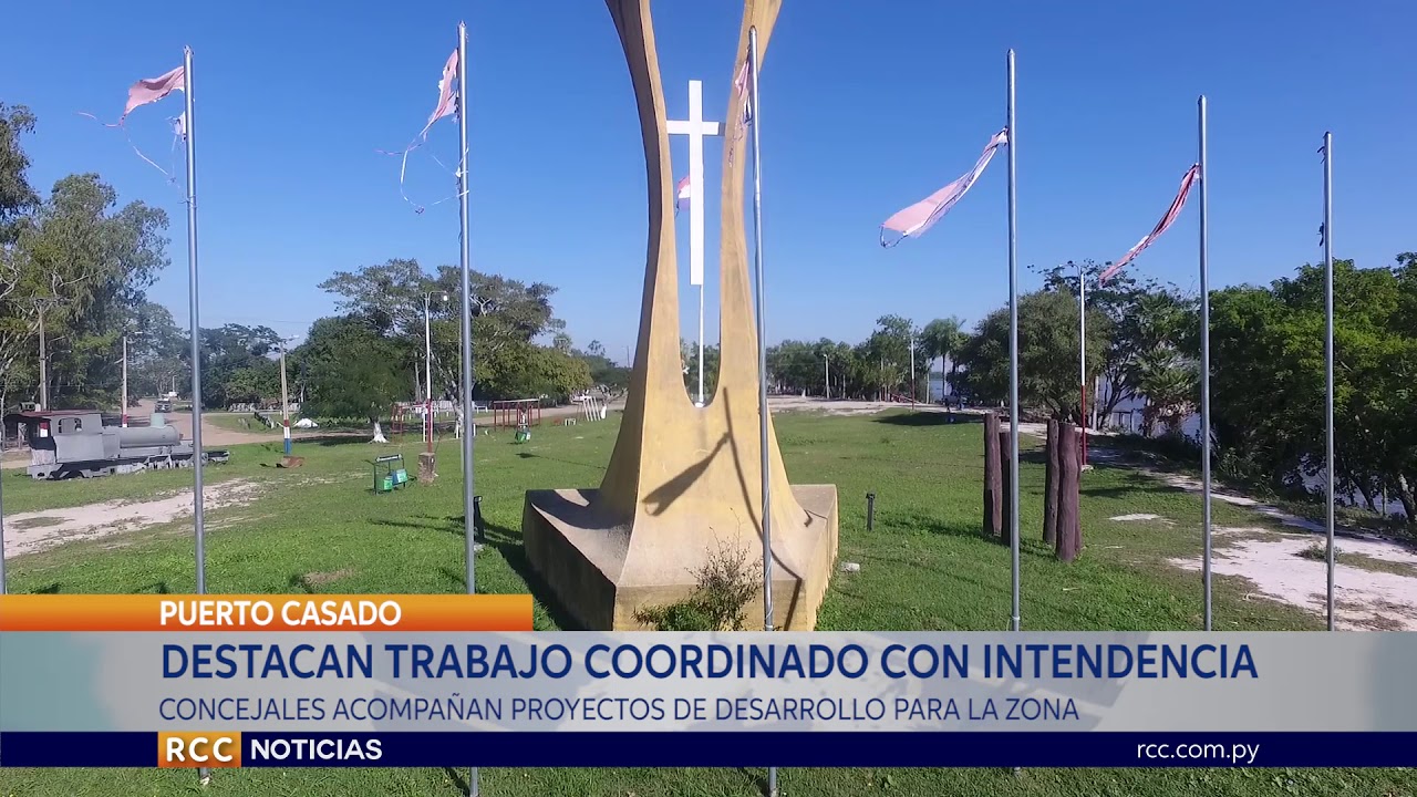 JUNTA MUNICIPAL DE PUERTO CASADO TRABAJA COORDINADAMENTE CON LA INTENDENCIA