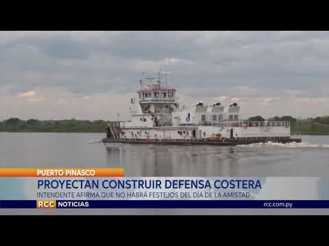 PUERTO PINASCO: PROYECTAN CONSTRUIR DEFENSA COSTERA