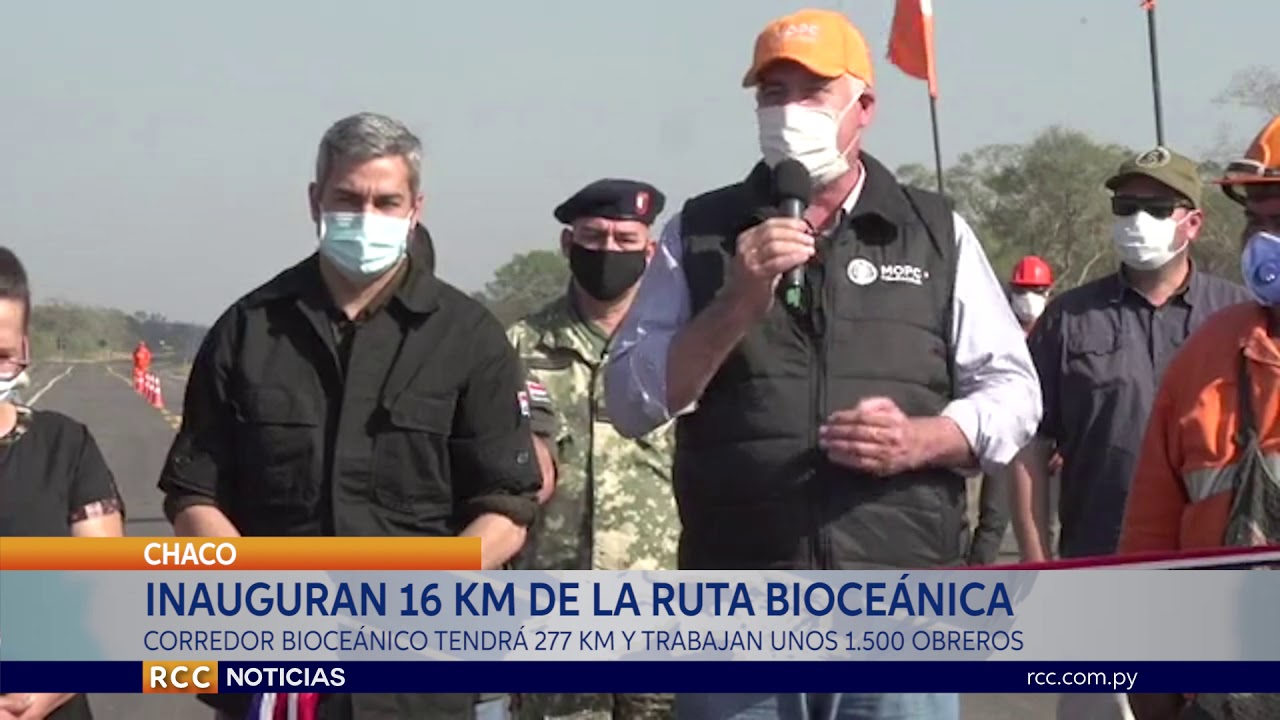 MARIO ABDO HABILITÓ NUEVO TRAMO DE LA RUTA BIOCEÁNICA EN ALTO PARAGUAY